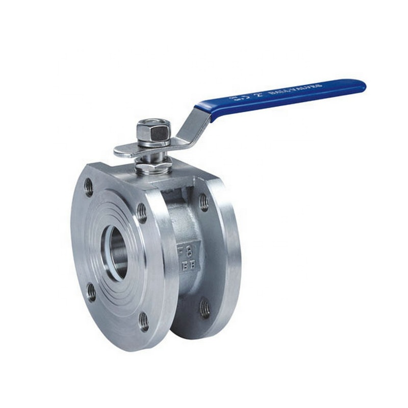 Investment Casting Stainless Steel Plat Wafer Type Floating Ball Valve Pn10 Dn40/50